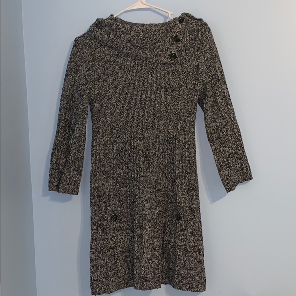 Grey/Black Sweater Dress